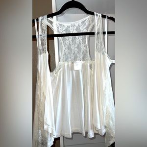 Lace Vest Cardigan